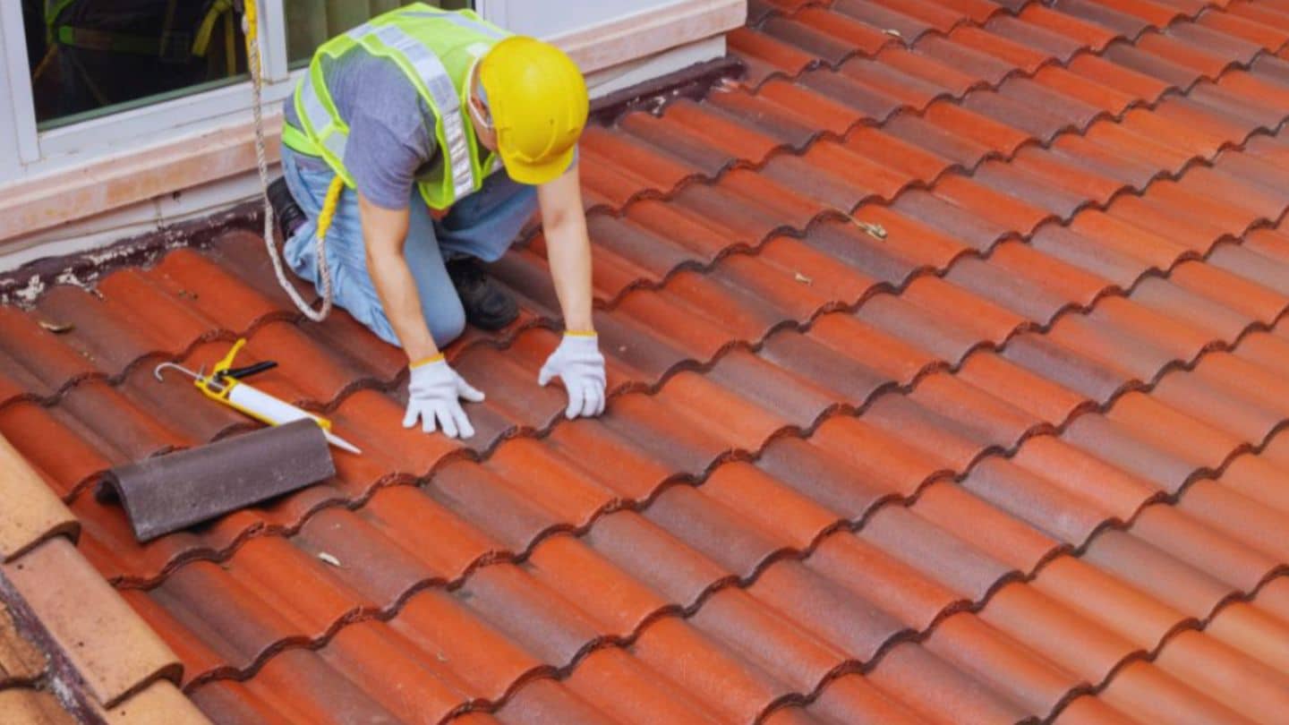 24-Hour Emergency Roof Repair Near Me in Hilton Head, SC — roofer performing emergency repair on a residential roof